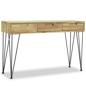 console 120x35x76 cm Teck massif