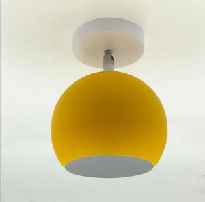 Globo Spot – Plafonnier moderne coloré en métal, culot E27 - applique murale