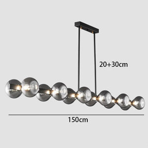 Suspension LED Linear Lux dimensions 150 cm