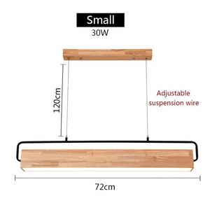 Lampes suspendues nordiques en bois à LED, lampes suspendues modernes BB'art meuble & déco