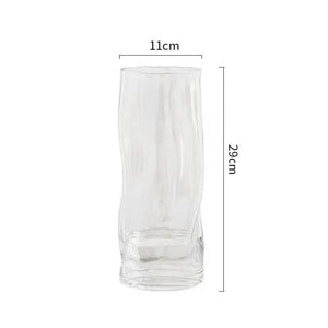 Household Large Creative Glass Flower Vase Sunflower Tulip Rose Vases Flower Growers Family Living Room Table Decoration Crafts - BB'art meuble & déco