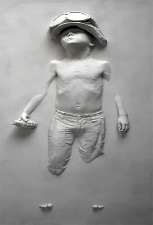 Toile Peinture "Statue de pierre" : aux Effets Visuels Exceptionnels - modèle 4 BB'art meuble & déco