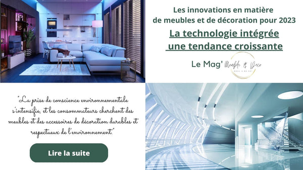 La technologie intégrée, une tendance croissante - BB'art meuble & déco