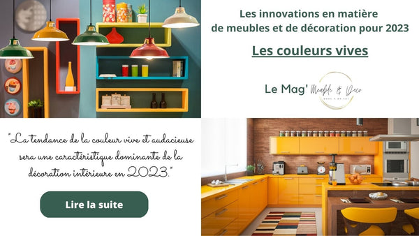 La couleur vive et audacieuse - BB'art meuble & déco
