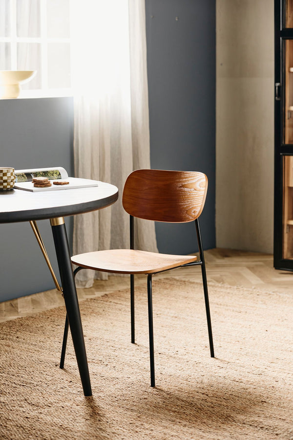 Chaise de salle à manger ESA en bois naturel