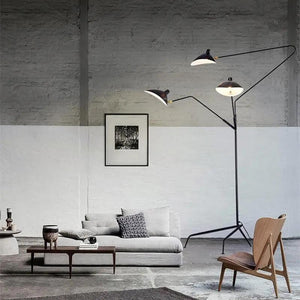 Lampadaire et lampe sur pied élégant
