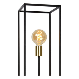 Lampadaire industriel noir 3 lumières Lucide