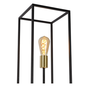 Lampadaire industriel noir 3 lumières Lucide