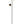 Lampadaire minimaliste noir Lucide