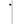 Lampadaire minimaliste noir Lucide