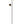Lampadaire minimaliste noir Lucide