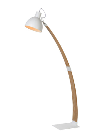 Lampadaire liseuse design noir Lucide