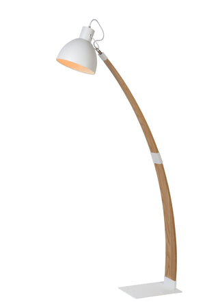 Lampadaire liseuse design noir Lucide