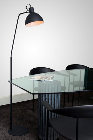 Lampadaire arc design noir Lucide