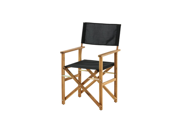 Chaise Marion Directors – lot de 2 – acacia naturel et noir