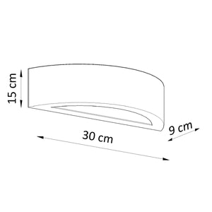Applique Atena 30 cm Blanc vue 4