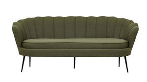 Calais 3-Seat Sofa Green