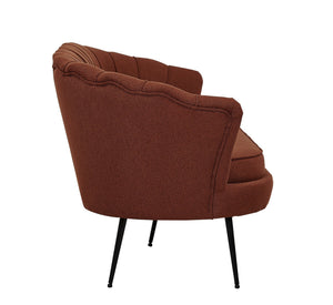 Calais 3-Seat Sofa Red
