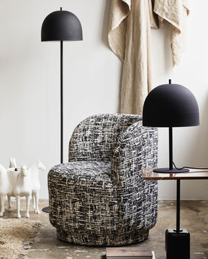 Lampadaire GLOW noir en situation