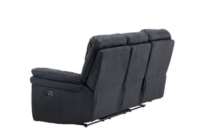 Saranda Recliner Sofa Black