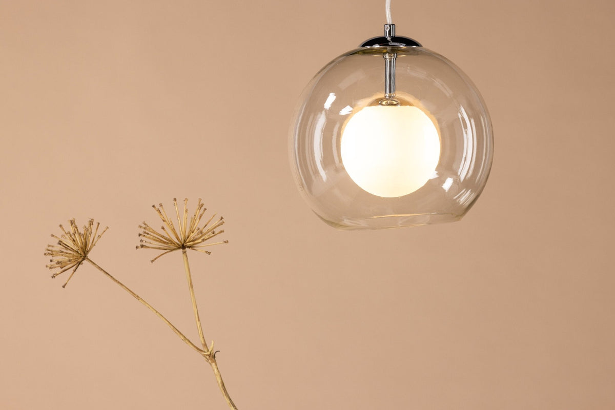 Une bulle de verre au plafond