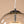 Suspension en verre transparent dans une pièce de vie