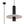 Suspension PELTA Beige / Noir - Sollux