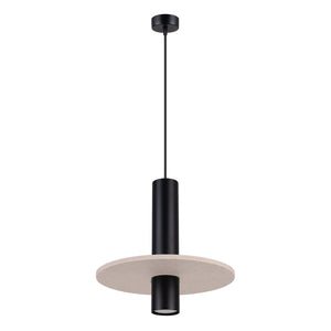 Suspension PELTA Beige / Noir vue 2