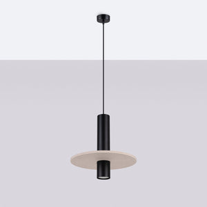 Suspension PELTA Beige / Noir vue 3