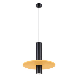 Suspension PELTA Jaune / Noir vue 2