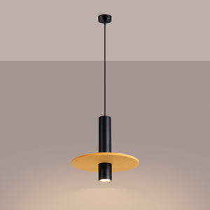 Suspension PELTA Jaune / Noir vue 4