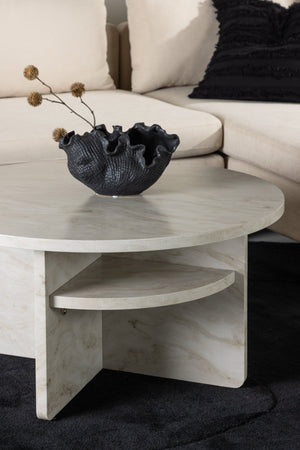 Table basse ronde Ålesund 85 cm en ambiance