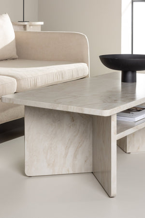 Table basse Ålesund 120 cm dans une pièce de vie