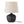 Matheo Lampe de table, Noir, Terre cuite -