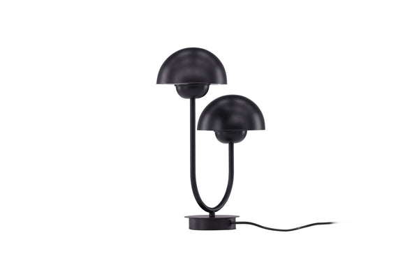 Lampe à poser Lyckorna – duo de globes métal noir