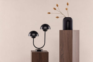 Lampe à poser Lyckorna design - Black Metal - Lampe à poser