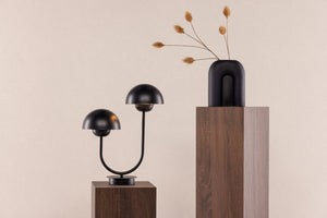 Lampe à poser Lyckorna design - Black Metal - Lampe à poser