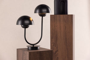 Lampe à poser Lyckorna design - Black Metal - Lampe à poser