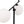Marsan Floor Lamp - Black / White glass - Lampadaire