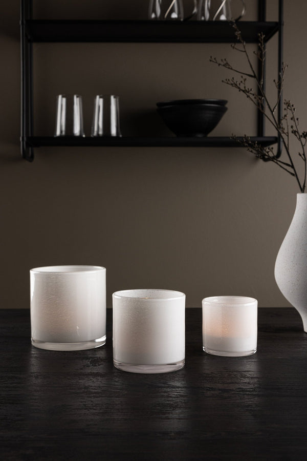 Lanterne Glora 10 cm — blanche