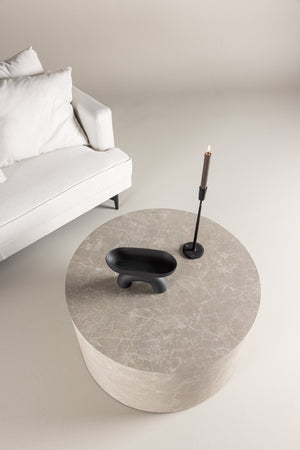 Table basse ronde York 80 cm en situation