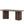 Table basse OLIVIA moka, de trois quarts