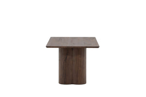 Table basse OLIVIA moka, détail du plateau