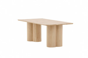 Table basse OLIVIA naturel, de profil