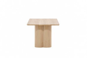 Table basse OLIVIA naturel, détail du plateau