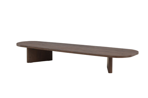 Table basse GRÖNVIK 180 x 55 cm – teinte moka, plateau 2,5 cm