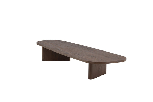 Table basse GRÖNVIK 180 x 55 cm – teinte moka, plateau 2,5 cm