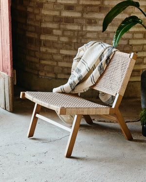 Chaise longue VASAI, naturelle - Confort absolu - Fauteuil - BBart