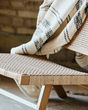 Chaise longue VASAI, naturelle - Confort absolu - Fauteuil - BBart