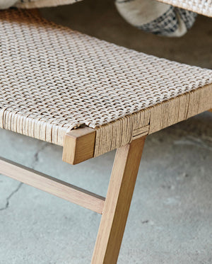 Chaise longue VASAI, naturelle - Confort absolu - Fauteuil - BBart